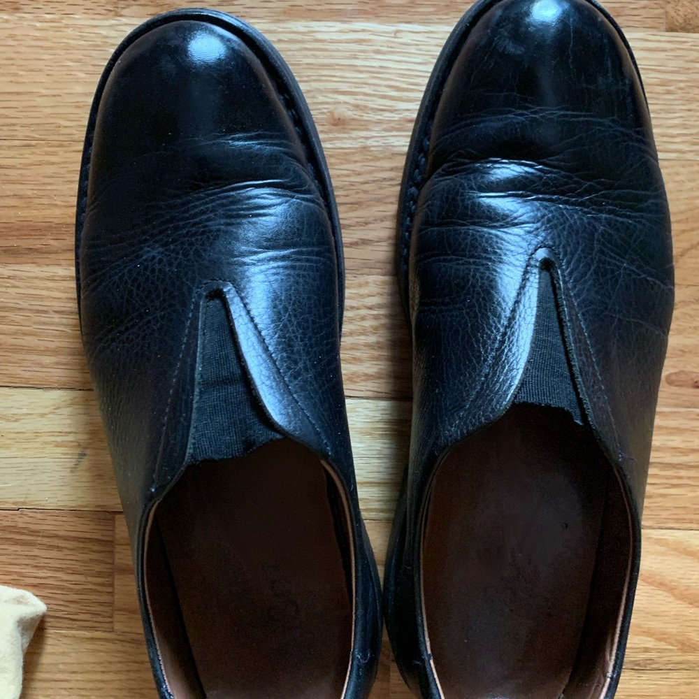 Men’s 1803 leather slip ons size 46